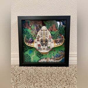 Chrono Trigger Epoch 3D Shadow Box: Retro Gaming Wall Art